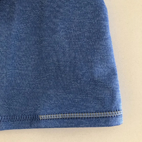 Puma 1/2 Zip Long Sleeve Stand Up Collared Top in Heather Light Purple Size S - Picture 4 of 15